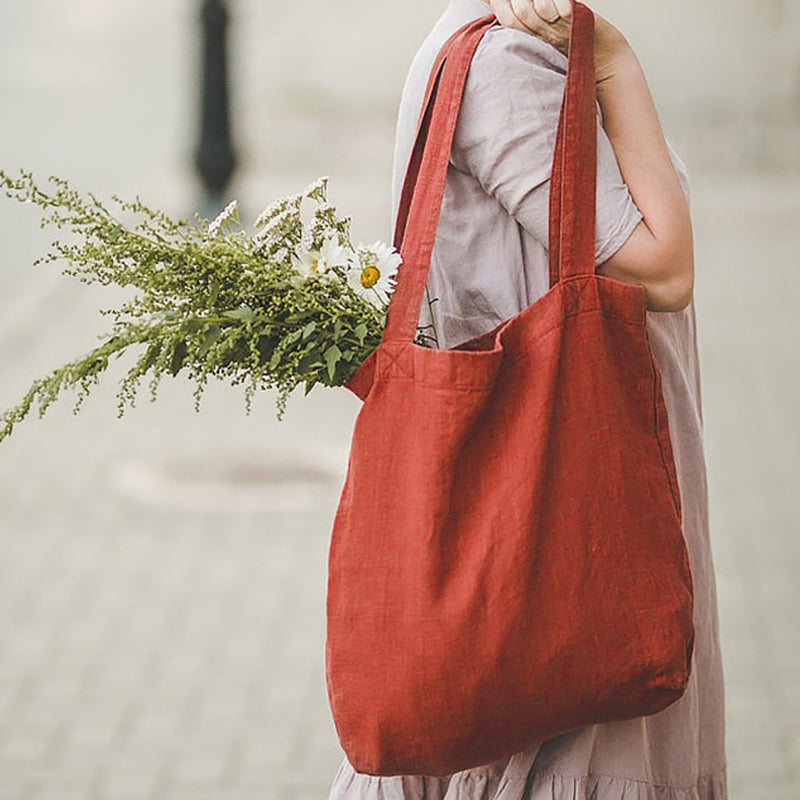 EcoCarry™ | Linen Tote & Shopper Bag - Your Green Shopping Bag for Everyday!