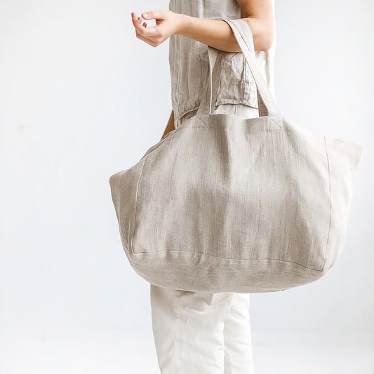 EcoCarry™ | Linen Shopper & Beach Bag - Your Eco-Friend for Everyday!