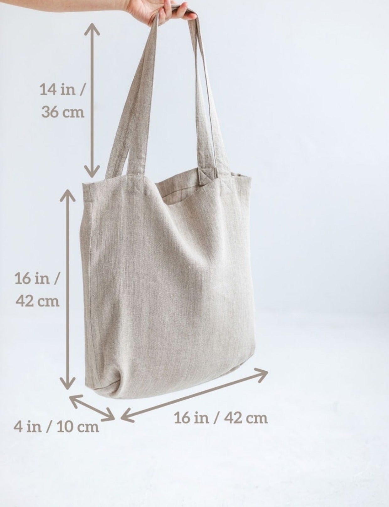 EcoCarry™ | Linen Tote & Shopper Bag - Your Green Shopping Bag for Everyday!