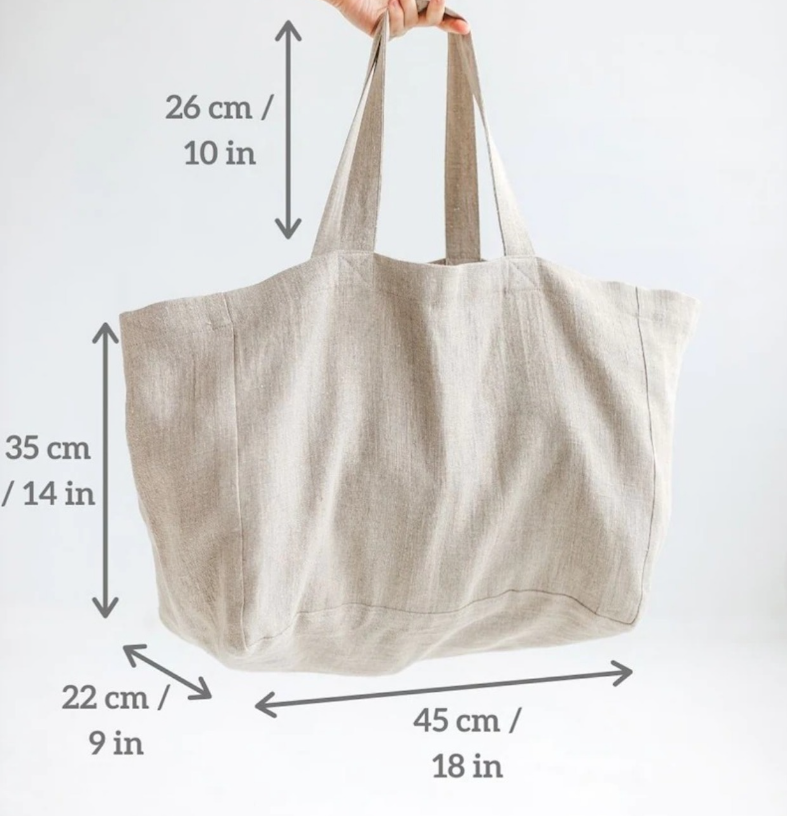 EcoCarry™ | Linen Shopper & Beach Bag - Your Eco-Friend for Everyday!