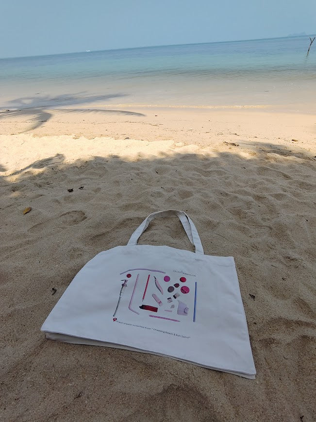 EcoCollected™ | Chaweng Beach Extra Thick Tote Bag - Your Everyday Sidekick!