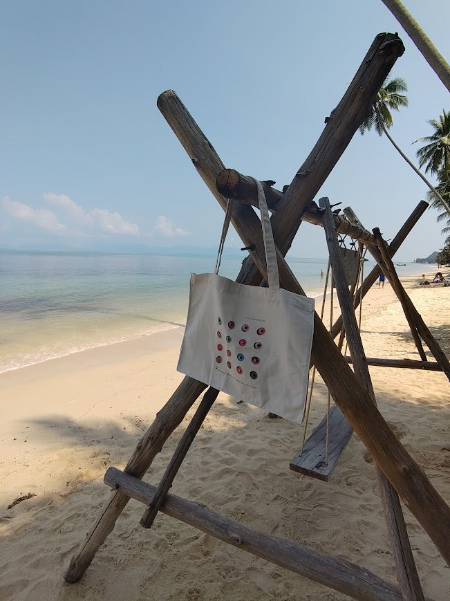 EcoCollected™ | Thailand Beaches Large Tote Bag Your Stylish Shopping Mate &amp; Beach Friend!