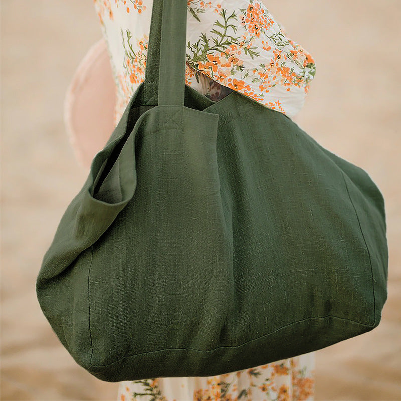 EcoCarry™ | Linen Shopper & Beach Bag - Your Eco-Friend for Everyday!